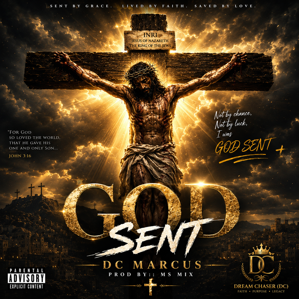DC Marcus - GOD SENT Art Cover Album